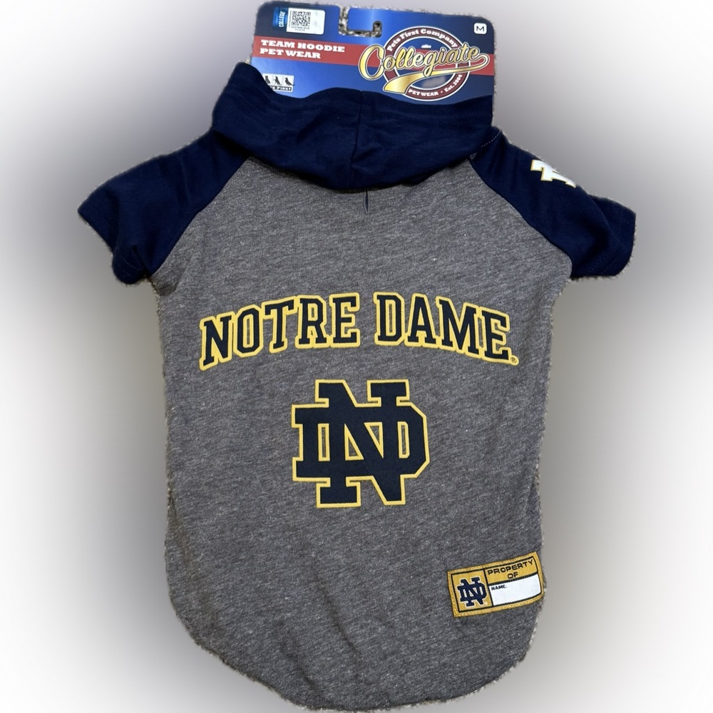 Pets First Notre Dame Pet Hoodie